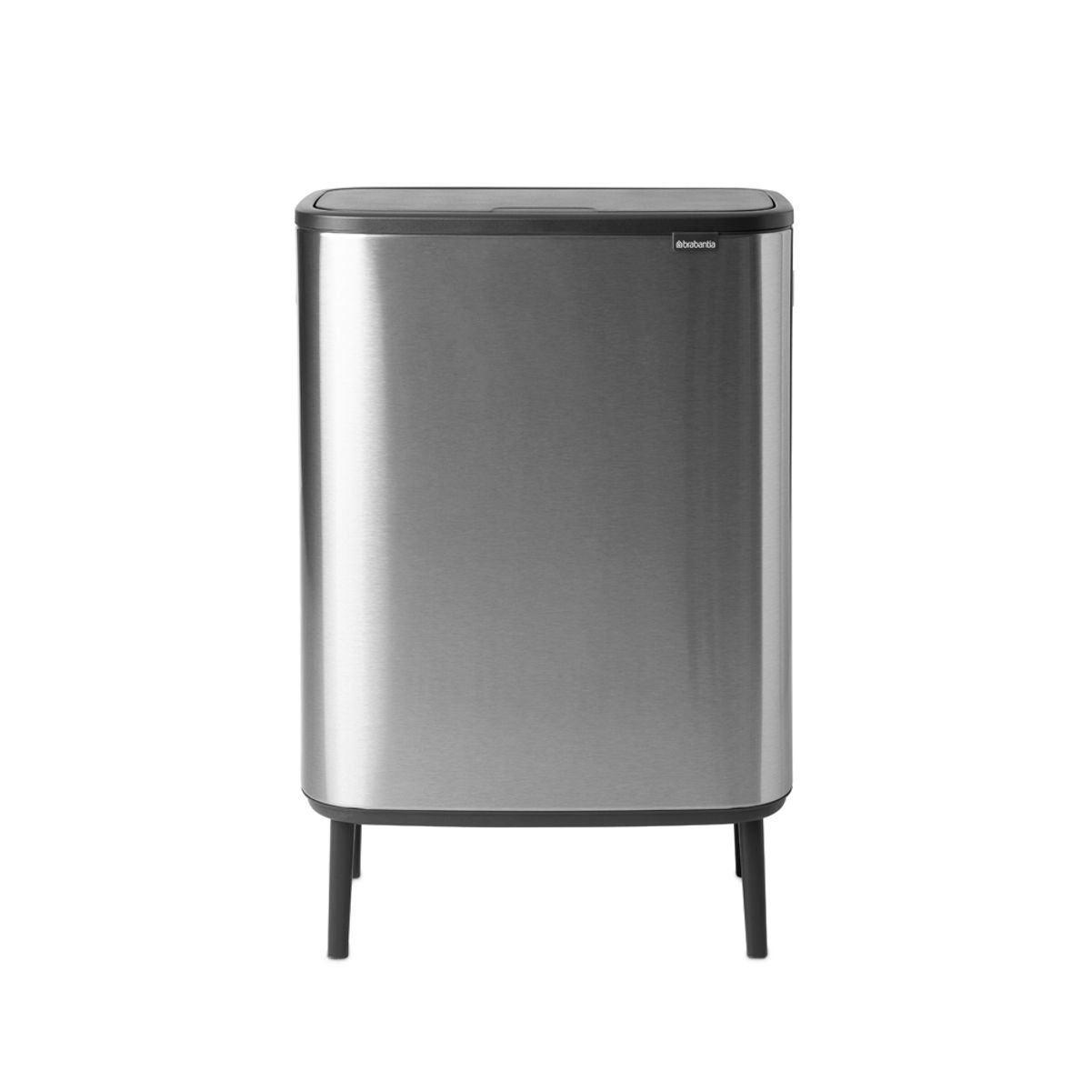 BRABANTIA - Basurero Bo Touch Hi 60 Lt Matt Steel Fingerprint Proof BRABANTIA