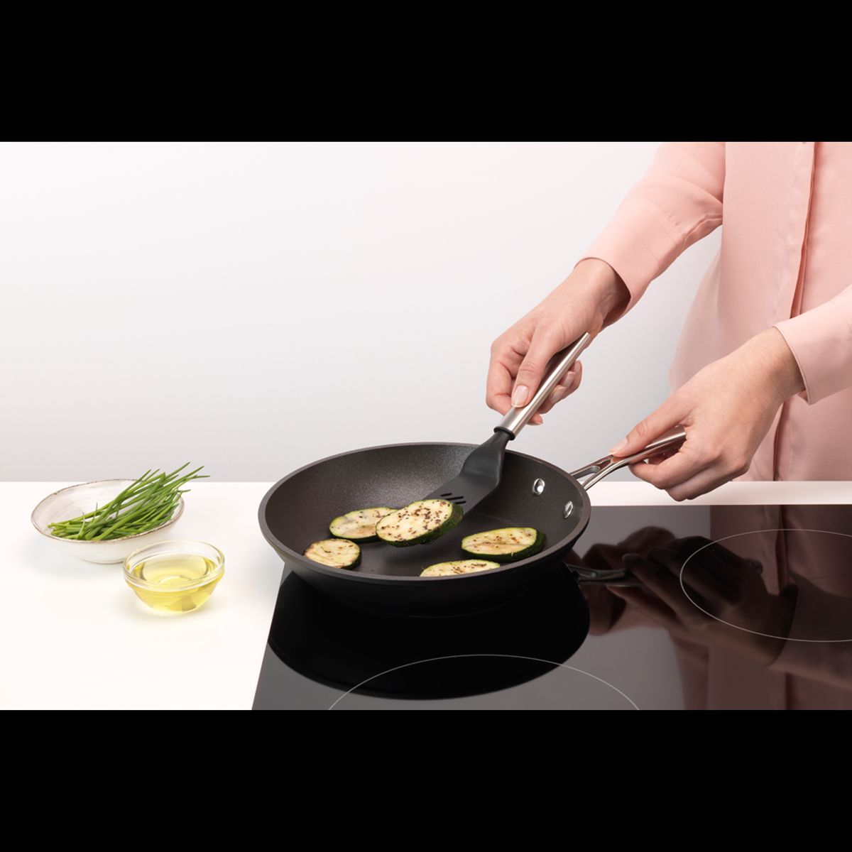 BRABANTIA - Espátula pequeña antiadherente Profile Plateado BRABANTIA