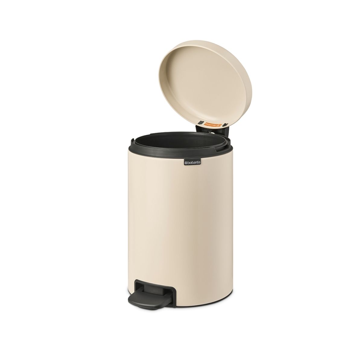 BRABANTIA - Basurero Pedal NewIcon 12 Lt Beige BRABANTIA