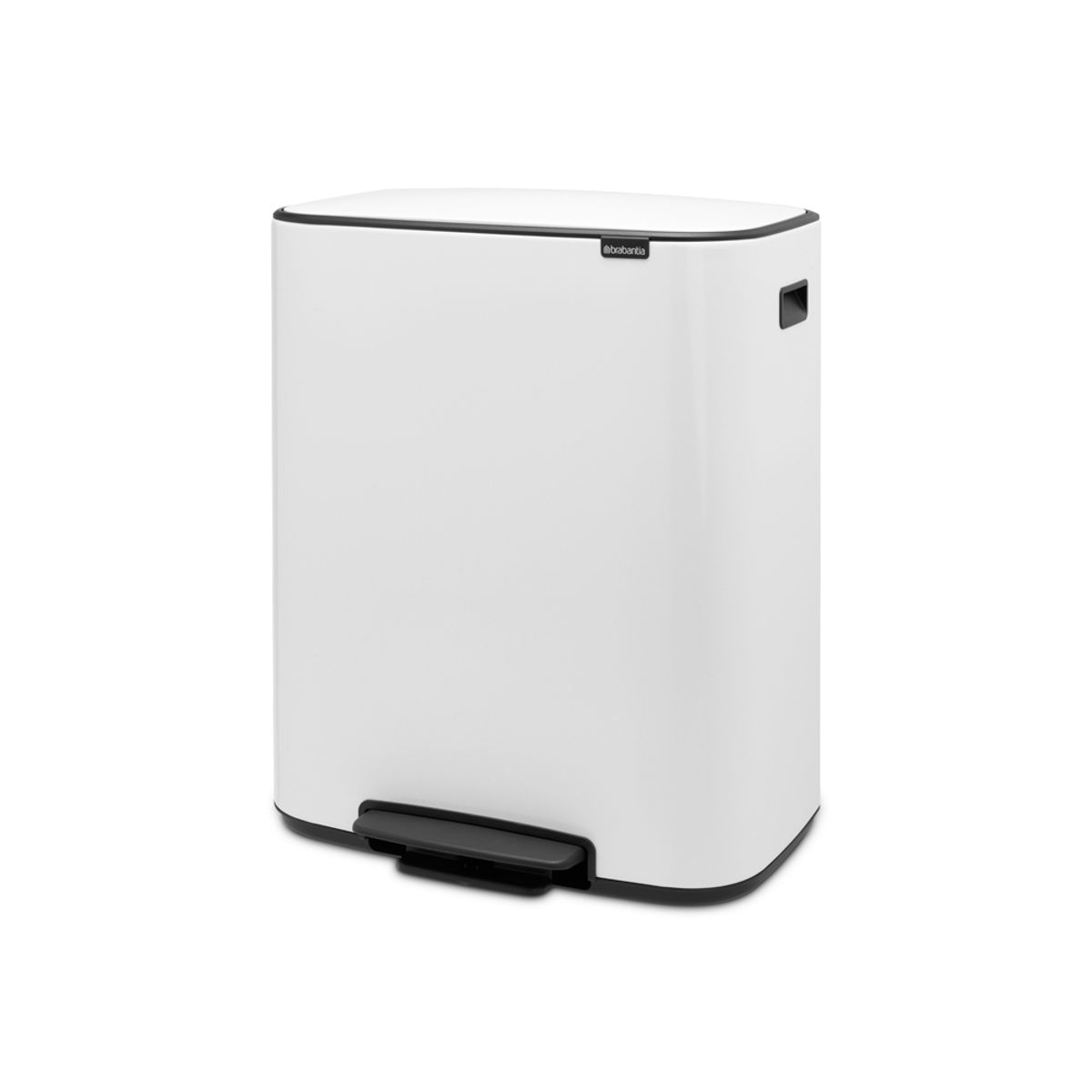 BRABANTIA - Basurero Pedal Bo 2 x 30 Lt Blanco BRABANTIA