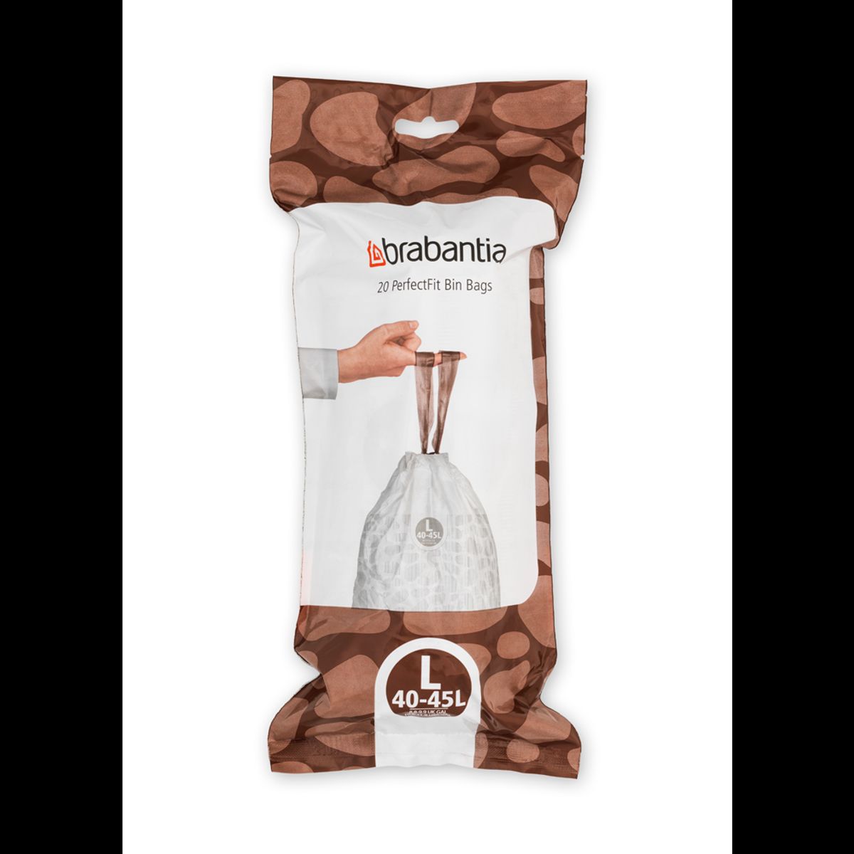 BRABANTIA - Bolsas de basura PerfectFit L 45 Lt BRABANTIA