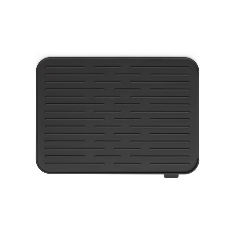 BRABANTIA - Bandeja secaplatos de silicona SinkSide Negro BRABANTIA