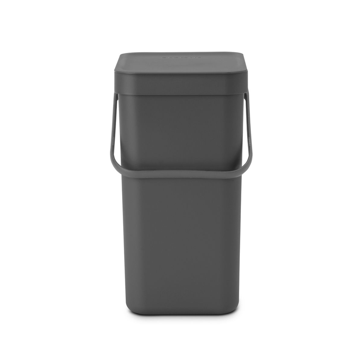 BRABANTIA - Basurero Sort & Go 12 Lt Grey - Negro