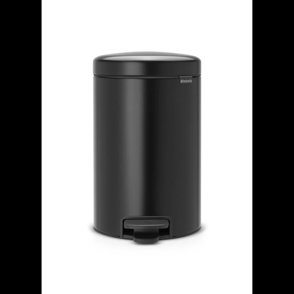 BRABANTIA - Basurero Pedal NewIcon 12 Lt Negro BRABANTIA