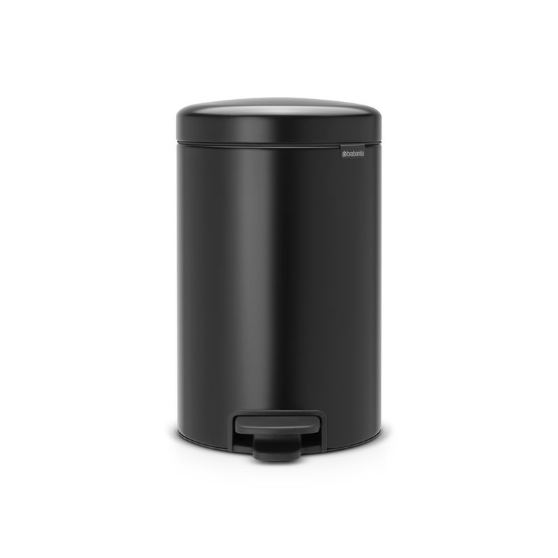 BRABANTIA - Basurero Pedal NewIcon 12 Lt Negro BRABANTIA