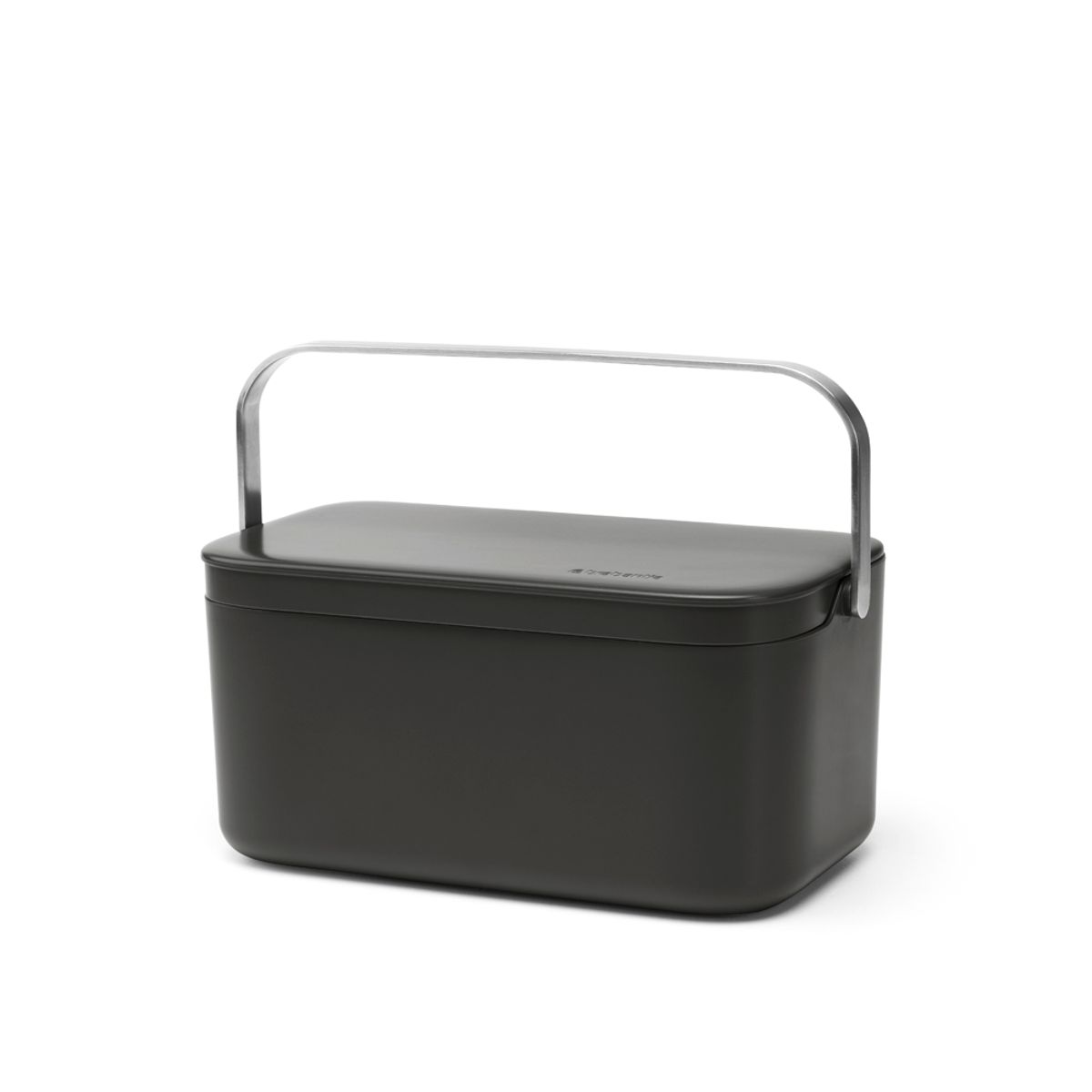 BRABANTIA - Contenedor para desperdicios SinkSide 1,8 Lt Dark Grey - Gris Oscuro