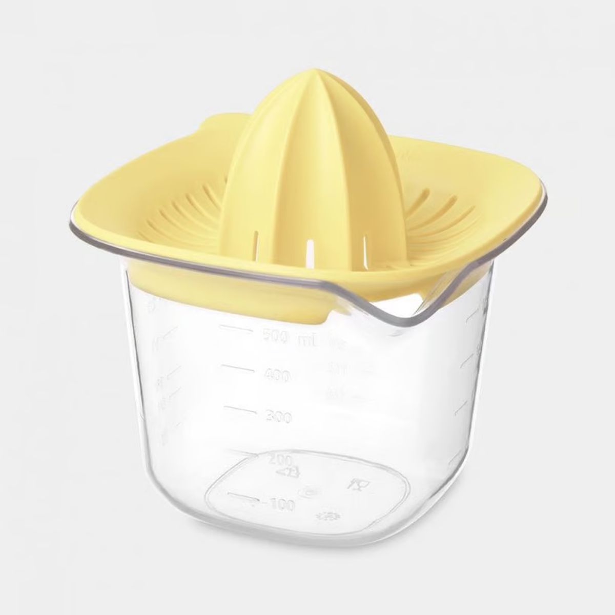 BRABANTIA - Exprimidor con vaso Medidor Tasty+ 500ml Amarillo BRABANTIA