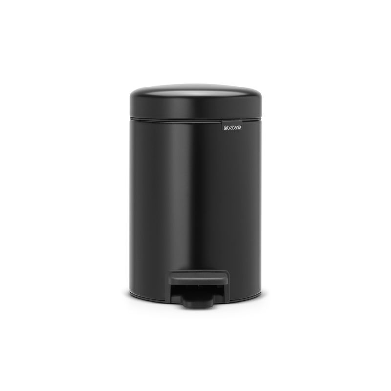 BRABANTIA - Basurero Pedal NewIcon 3 Lt Negro BRABANTIA
