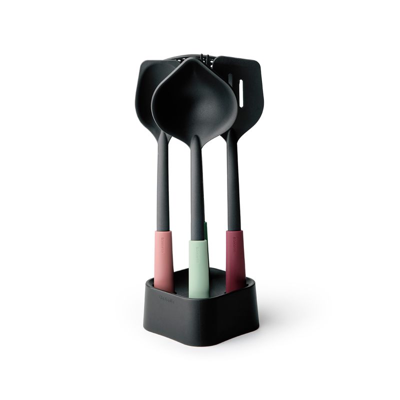 BRABANTIA - Juego utensilios para cocinar y servir Tasty+ Multicolor BRABANTIA