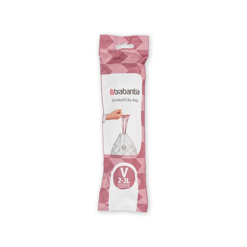 BRABANTIA - Bolsas de basura PerfectFit V 3 Lt BRABANTIA