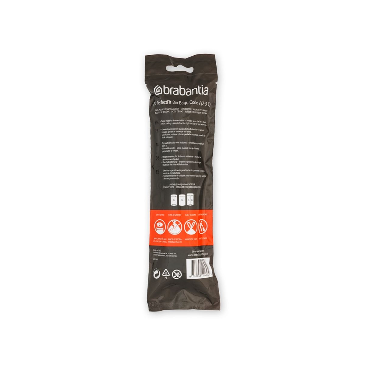 BRABANTIA - Bolsas de basura PerfectFit V 3 Lt BRABANTIA