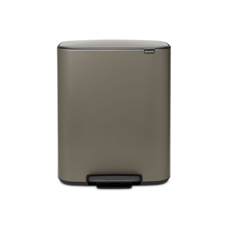 BRABANTIA - Basurero Pedal Bo 60 Lt Gris Oscuro BRABANTIA