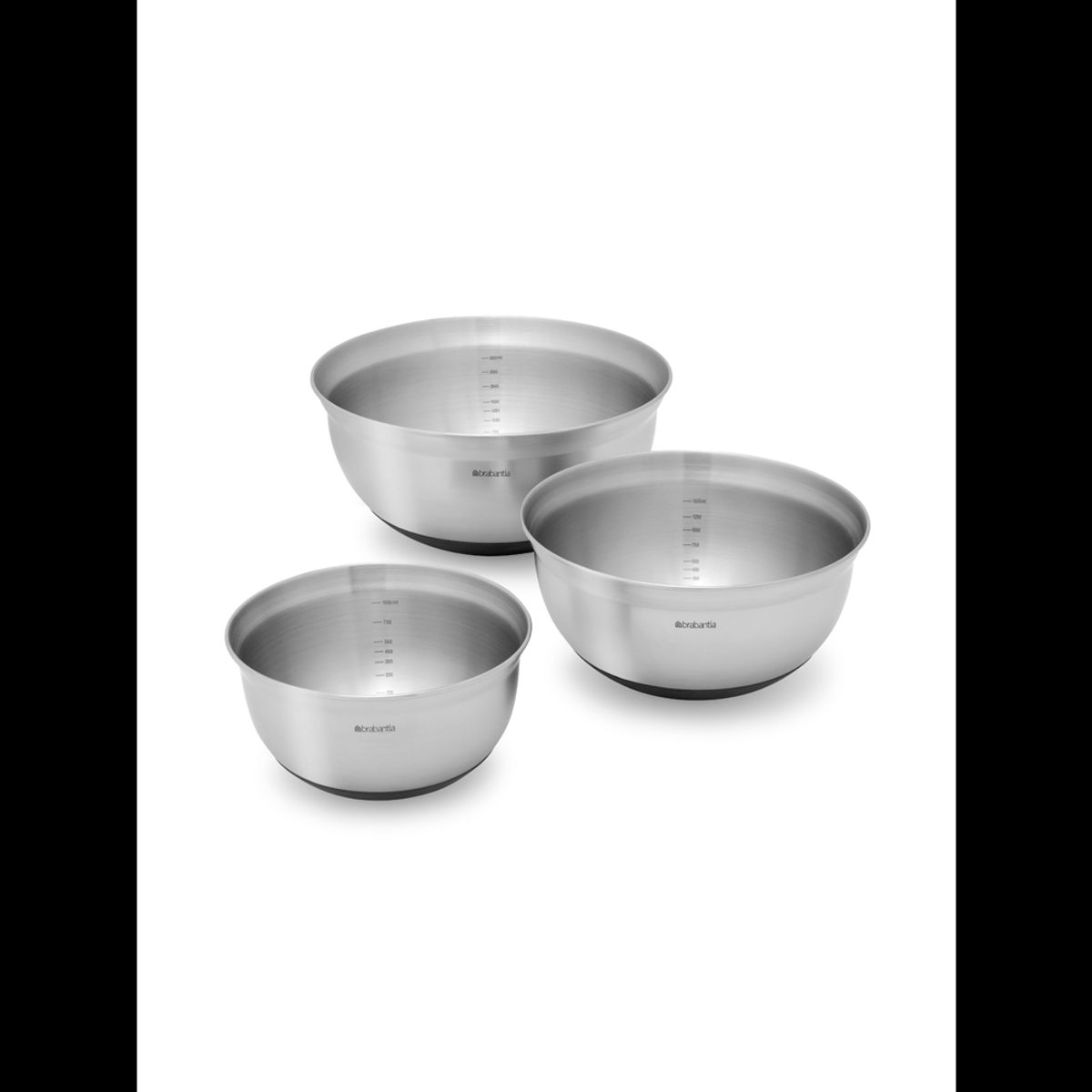 BRABANTIA - Set 3 Fuentes Profile Plateado BRABANTIA