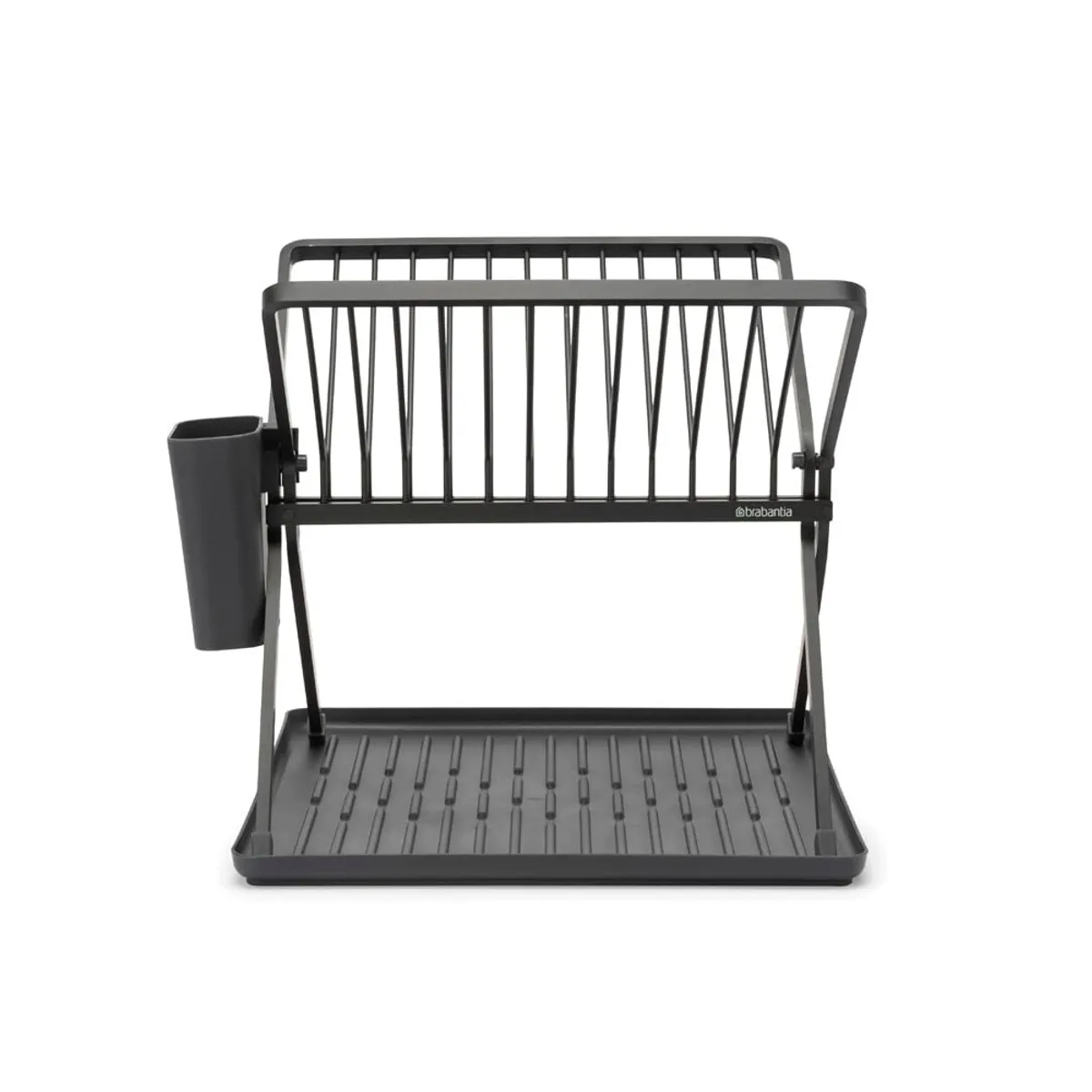 BRABANTIA - Secaplatos plegable SinkSide Dark Grey - Negro