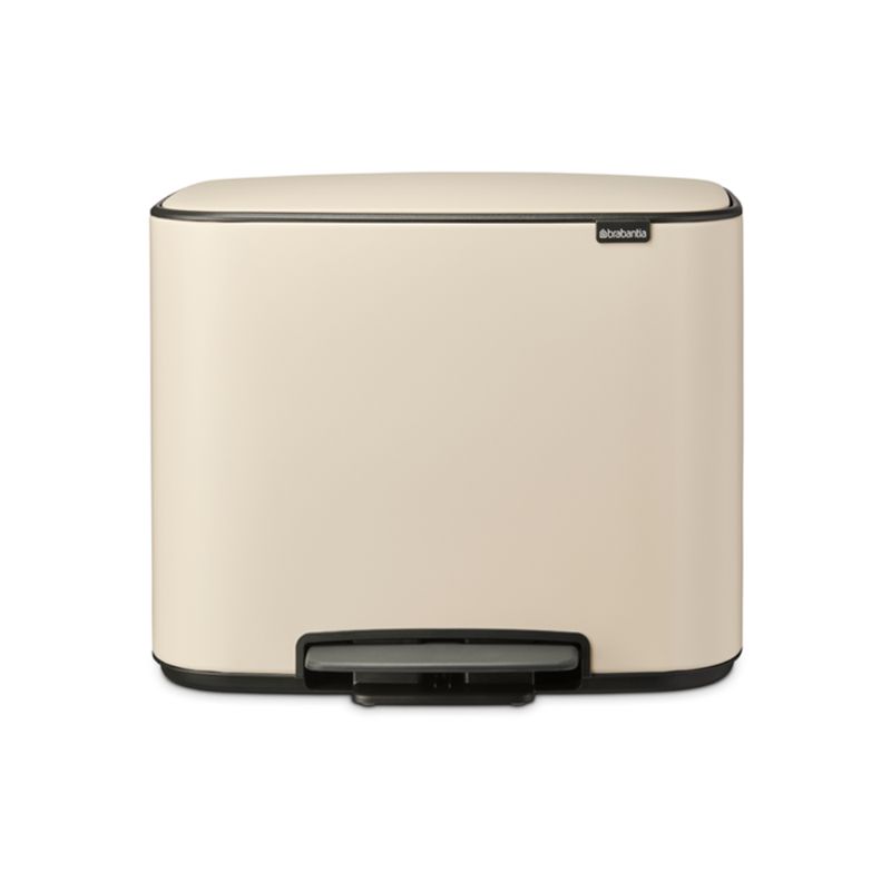 BRABANTIA - Basurero Pedal Bo 11 + 23 Lt Beige BRABANTIA
