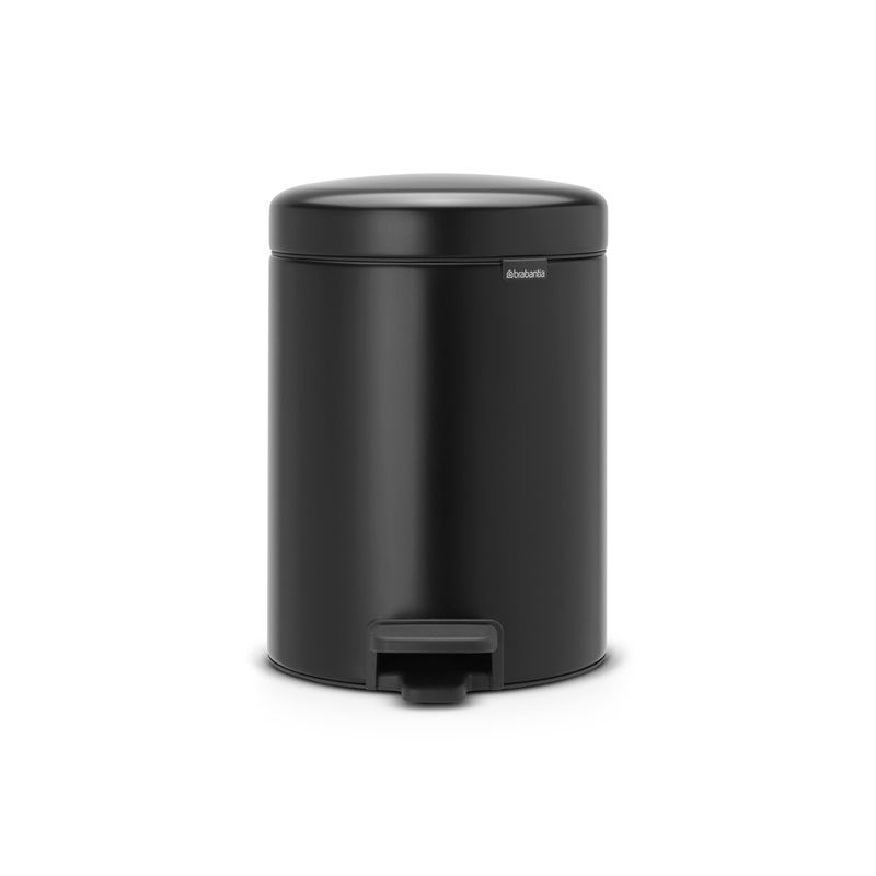 BRABANTIA - Basurero Pedal NewIcon 5 Lt Negro BRABANTIA