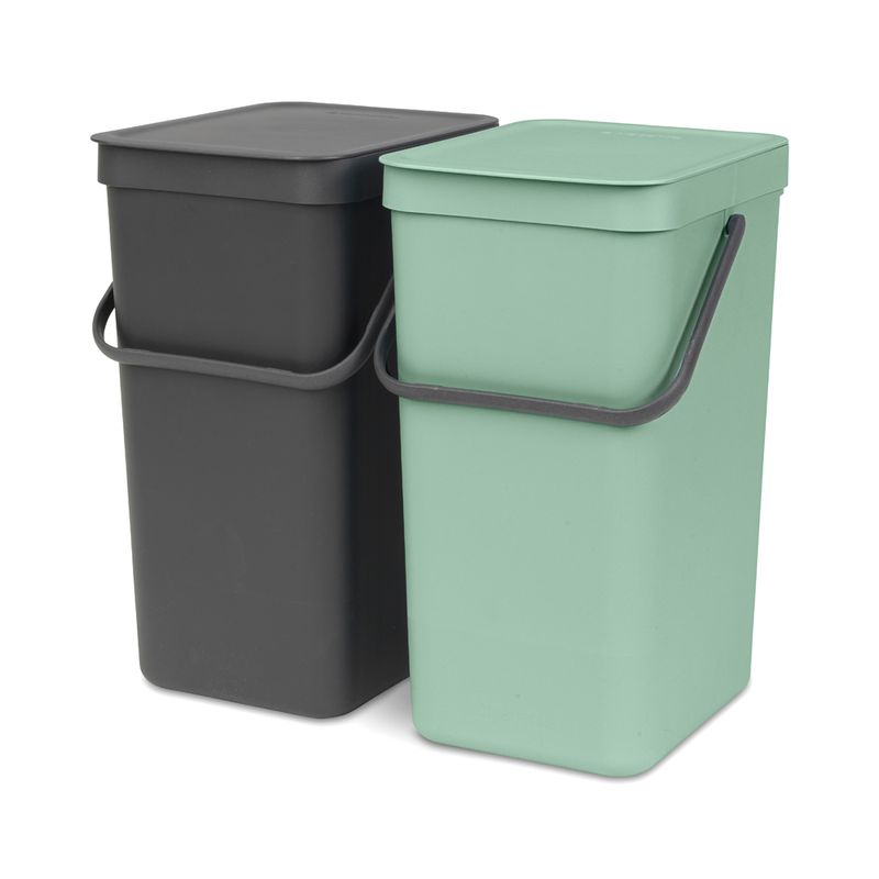 BRABANTIA - Basurero Sort & Go 2 x 16 Lt Multicolor BRABANTIA