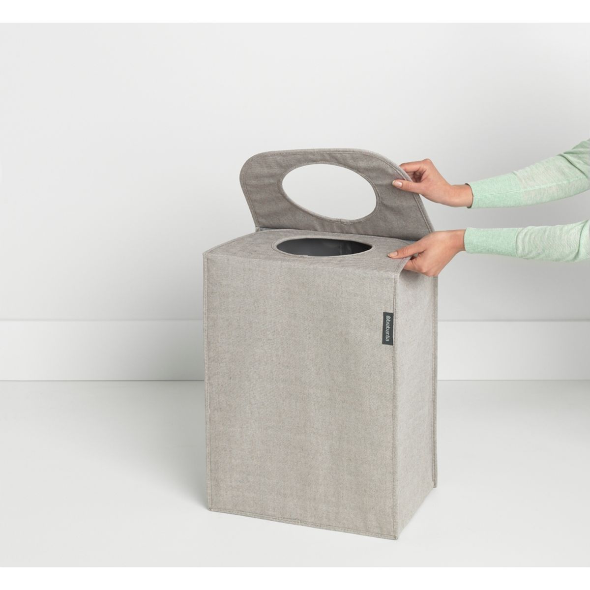 BRABANTIA - Bolsa para ropa rectangular 55 Lt Gris BRABANTIA