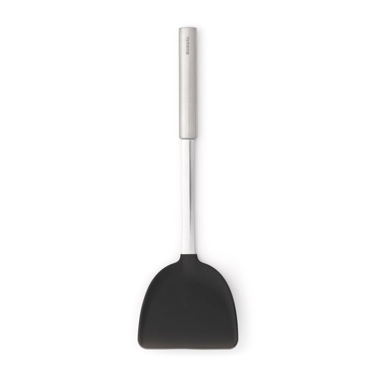 BRABANTIA - Espátula Wok Silicona Profile Plateado BRABANTIA