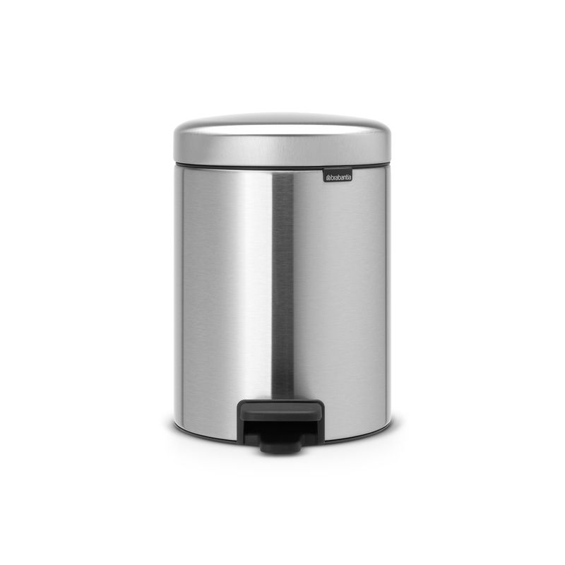 BRABANTIA - Basurero Pedal NewIcon 5 Lt Plateado BRABANTIA