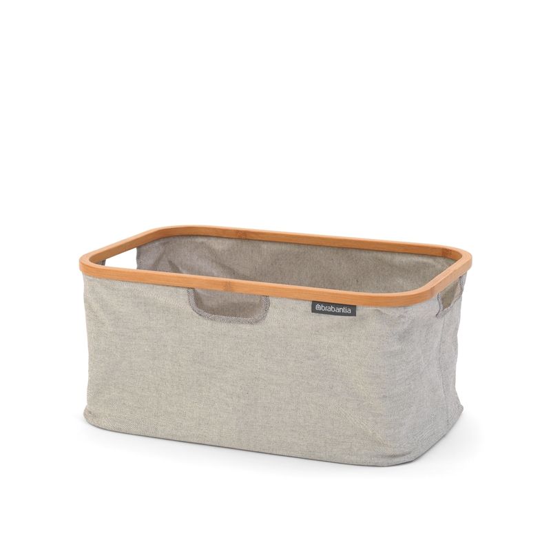 BRABANTIA - Canasto plegable para la lavandería 40 Lt Gris BRABANTIA