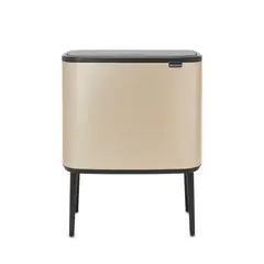 BRABANTIA - Basurero Bo Touch 11 + 23 Lt Metallic Gold