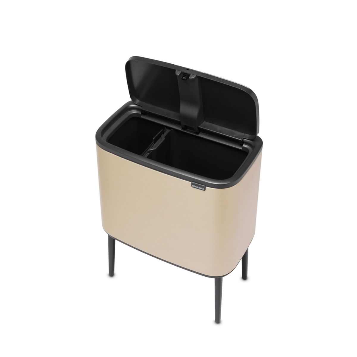 BRABANTIA - Basurero Bo Touch 11 + 23 Lt Metallic Gold BRABANTIA