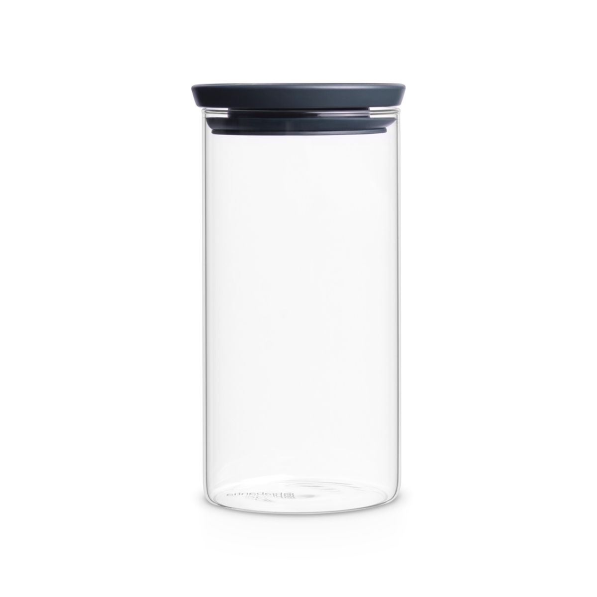 BRABANTIA - Contenedor de vidrio apilable 1,1 Lt Gris BRABANTIA