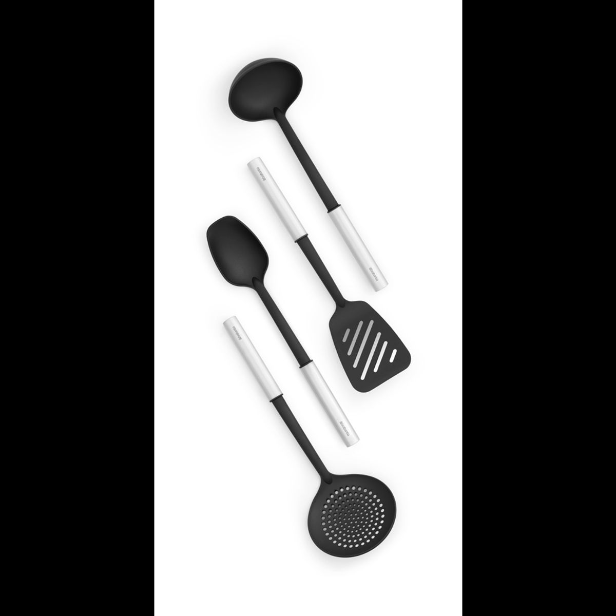 BRABANTIA - Set utensilios cocina antiadherentes Plateado BRABANTIA