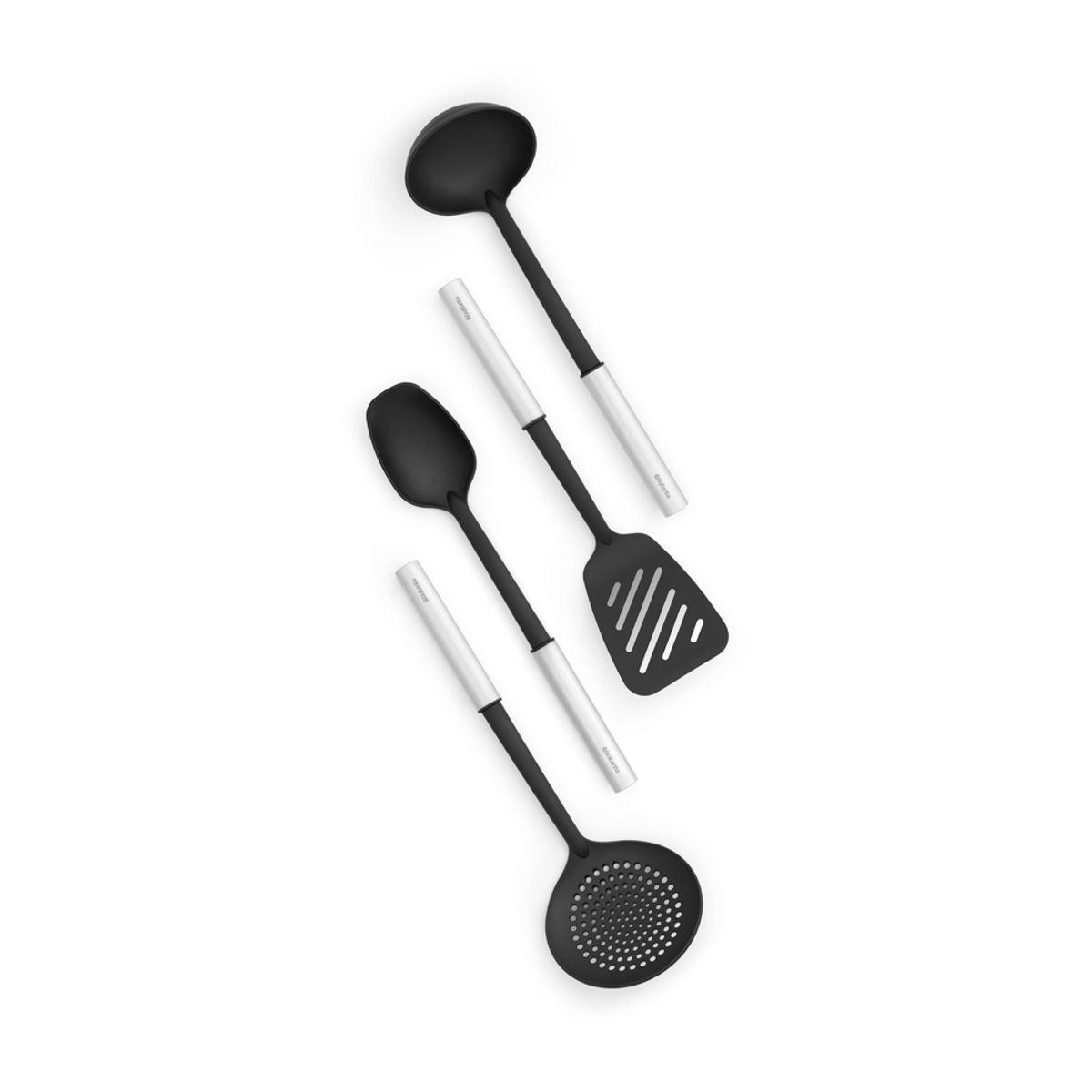 BRABANTIA - Set utensilios cocina antiadherentes Plateado BRABANTIA
