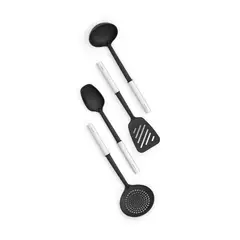 BRABANTIA - Set utensilios cocina antiadherentes Plateado