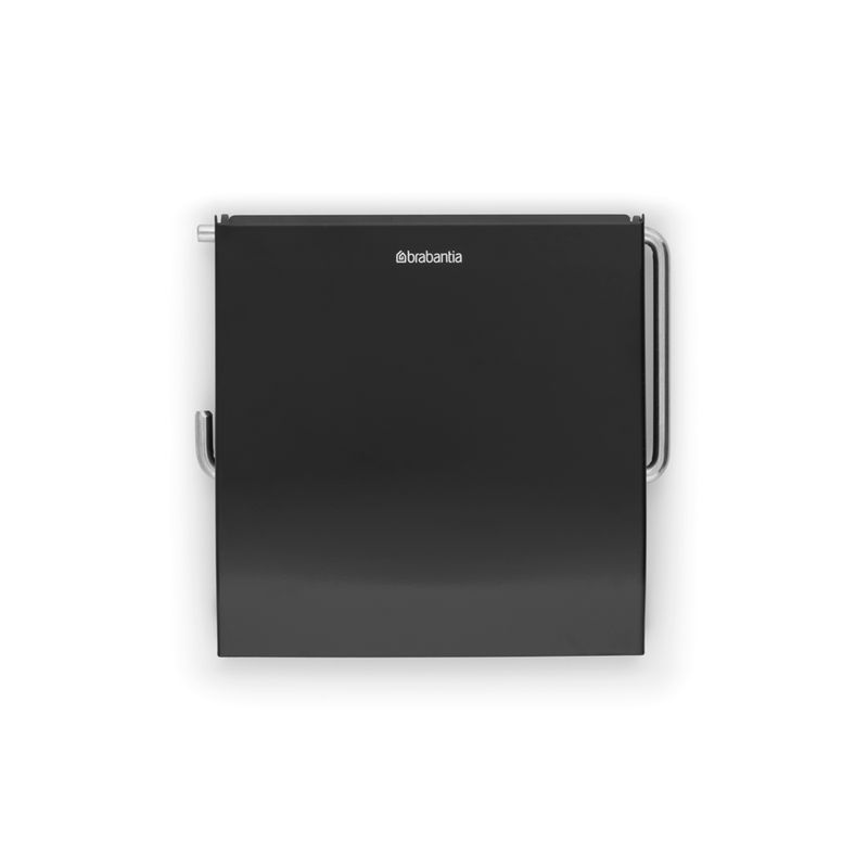 BRABANTIA - Porta rollos de papel higiénico ReNew Negro BRABANTIA