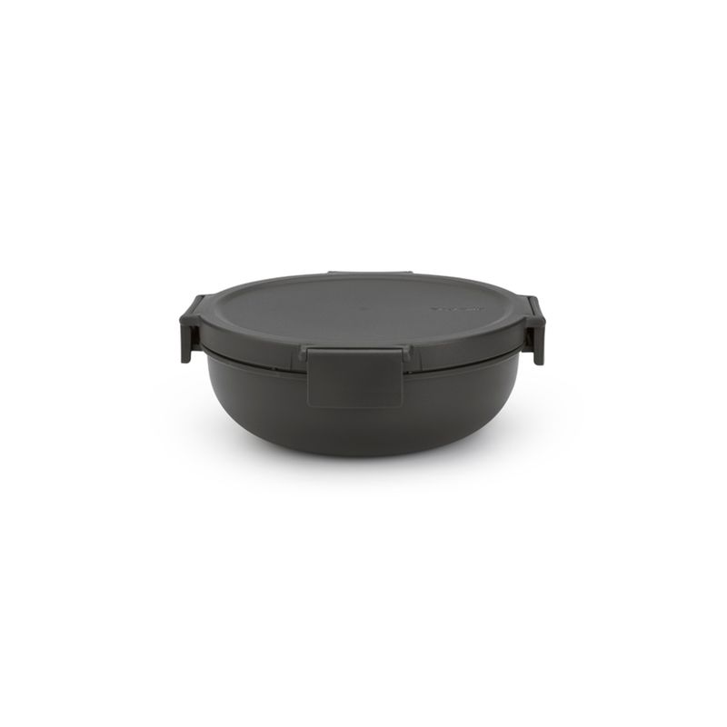 BRABANTIA - Bowl para ensalada Make & Take 1,3 Lt Dark Grey BRABANTIA