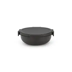 BRABANTIA - Bowl para ensalada Make & Take 1,3 Lt Dark Grey