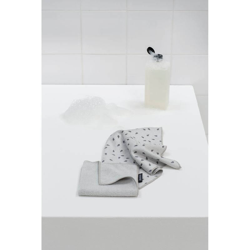 BRABANTIA - Paño de microfibra para limpieza SinkSide Blanco BRABANTIA