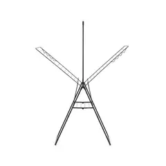 BRABANTIA - Tendedero HangOn con barra 25 Mt Negro