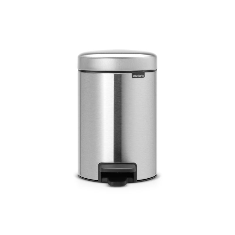 BRABANTIA - Basurero Pedal NewIcon 3 Lt Plateado BRABANTIA