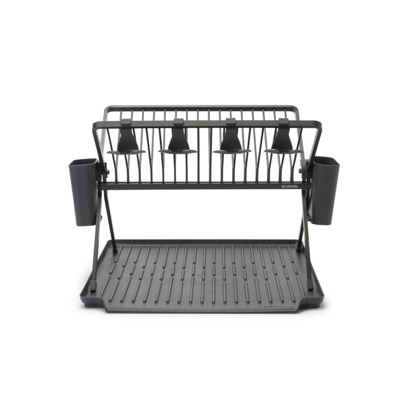 BRABANTIA - Secaplatos plegable grande SinkSide Dark Grey BRABANTIA