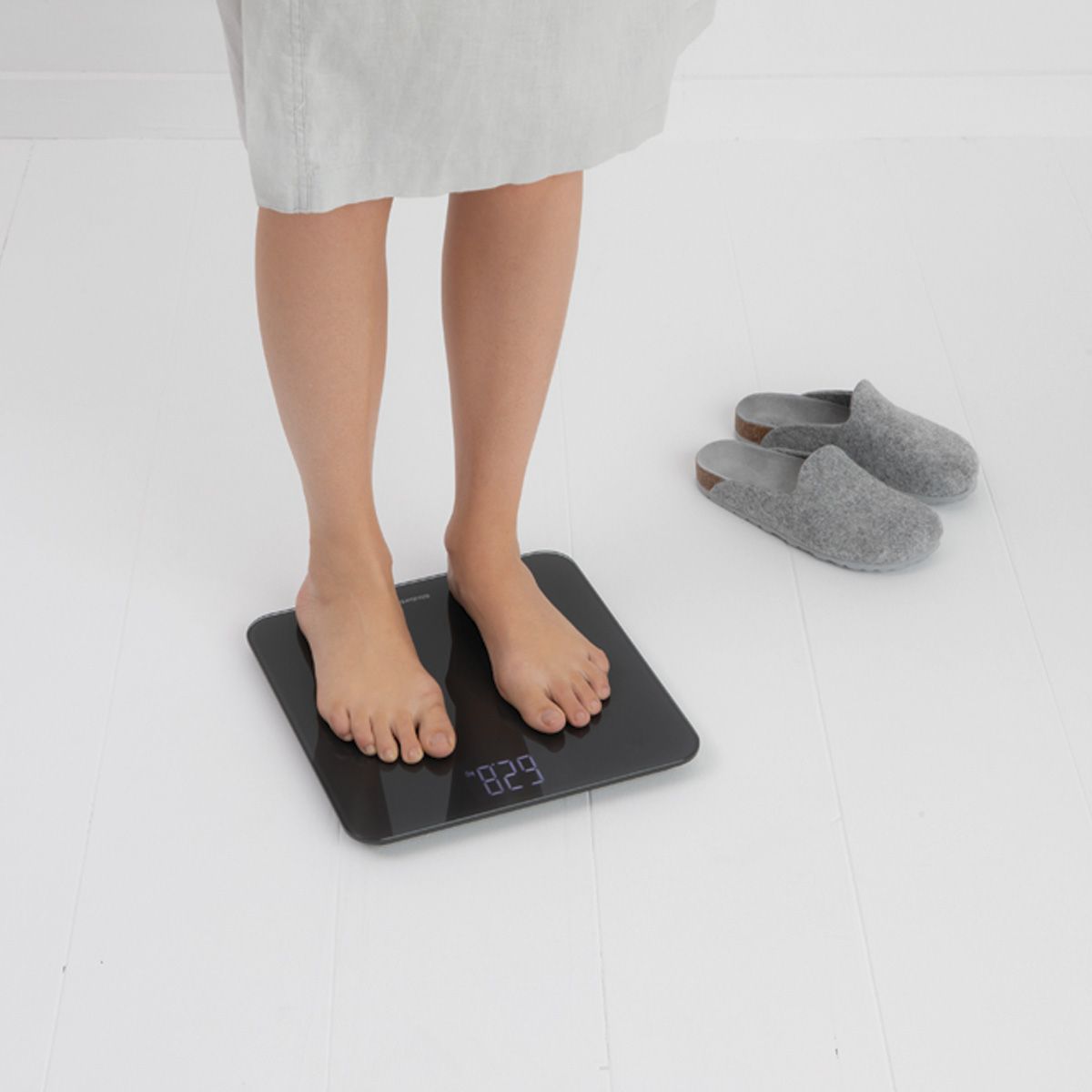 BRABANTIA - Balanza de baño digital ReNew Gris BRABANTIA