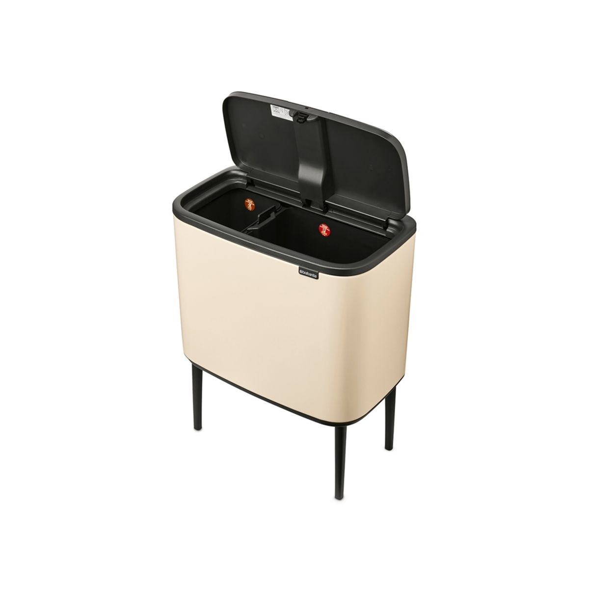 BRABANTIA - Basurero Bo Touch 11 + 23 Lt Beige BRABANTIA