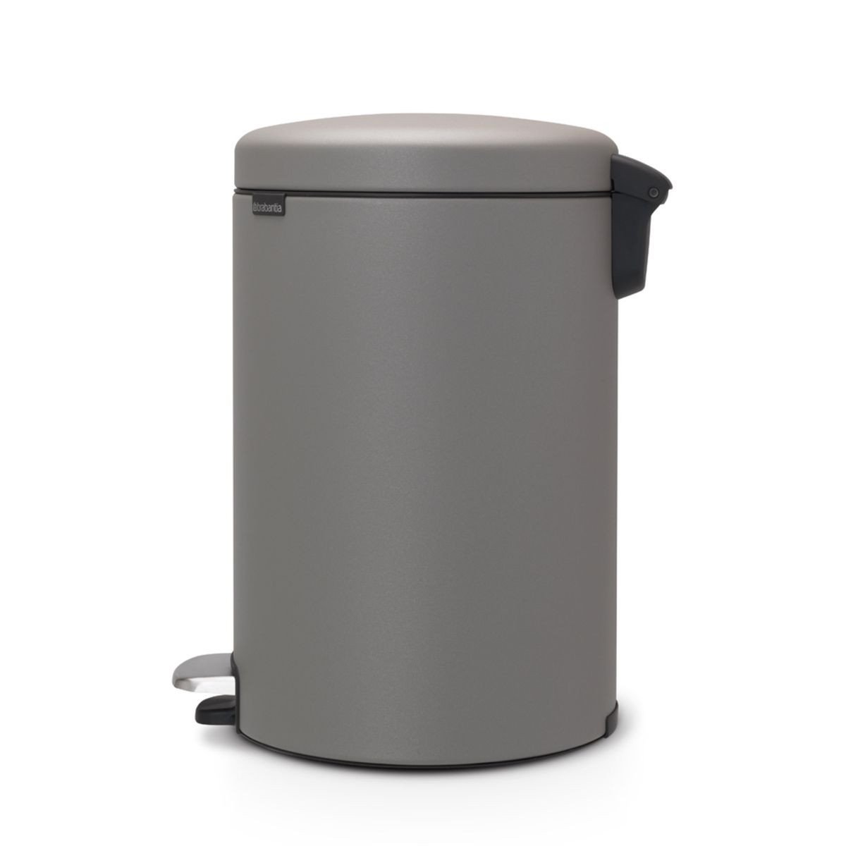 BRABANTIA - Basurero Pedal NewIcon 20 Lt Mineral Concrete Grey BRABANTIA