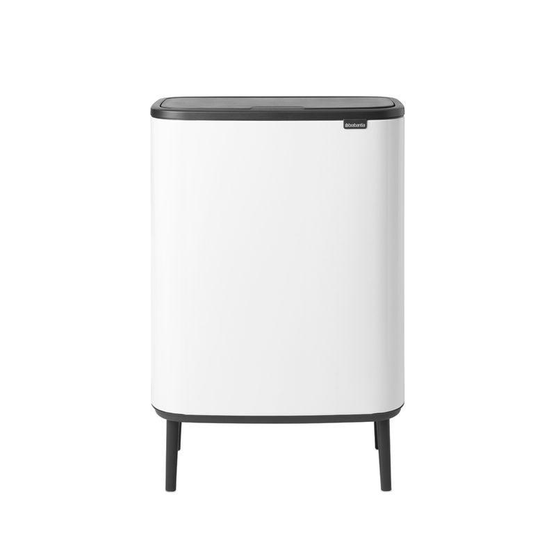 BRABANTIA - Basurero Bo Touch Hi 2 x 30 Lt Blanco BRABANTIA