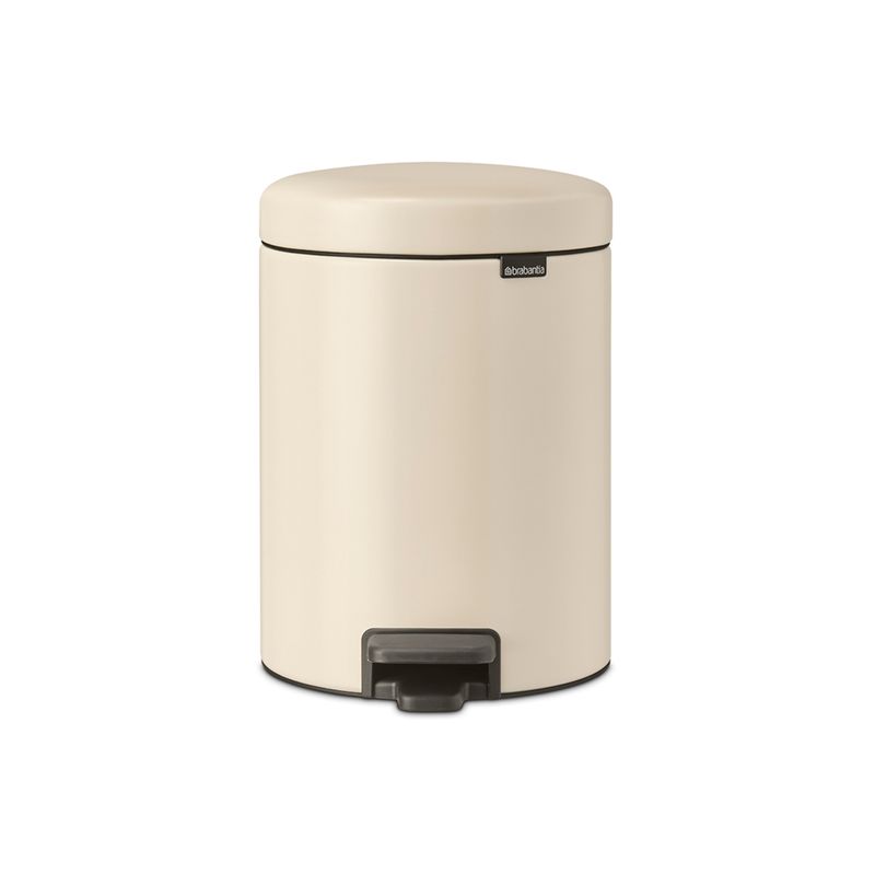 BRABANTIA - Basurero Pedal NewIcon 5 Lt Beige BRABANTIA