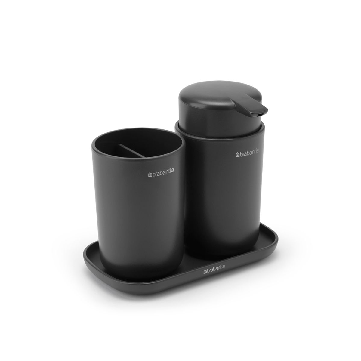 BRABANTIA - Set de accesorios para el baño ReNew Gris BRABANTIA