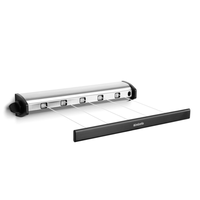 BRABANTIA - Colgador retráctil 22 Mt Plateado BRABANTIA