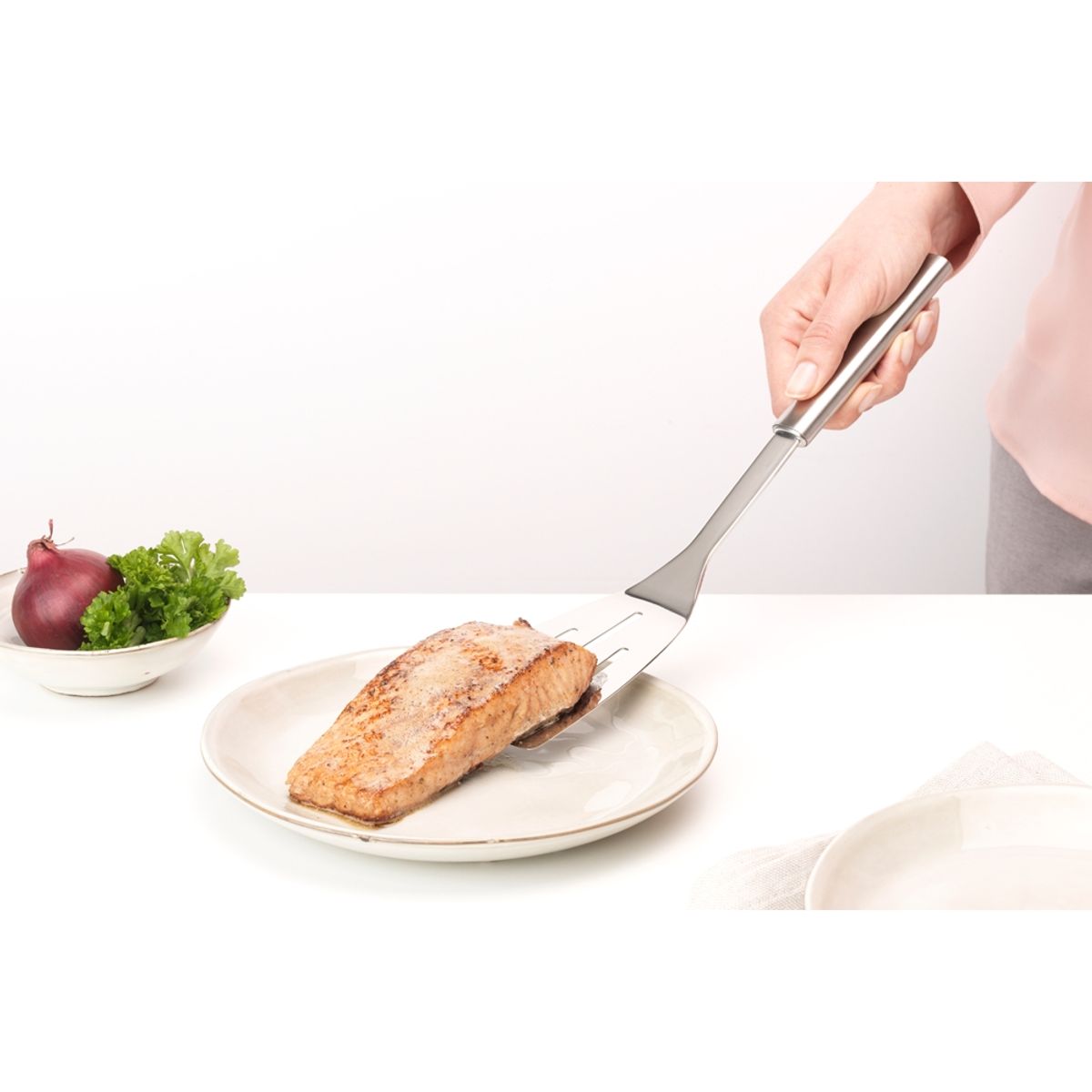 BRABANTIA - Espátula grande Profile Plateada BRABANTIA