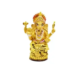 GENERICO - Ganesh Dorado Poliresina Figura