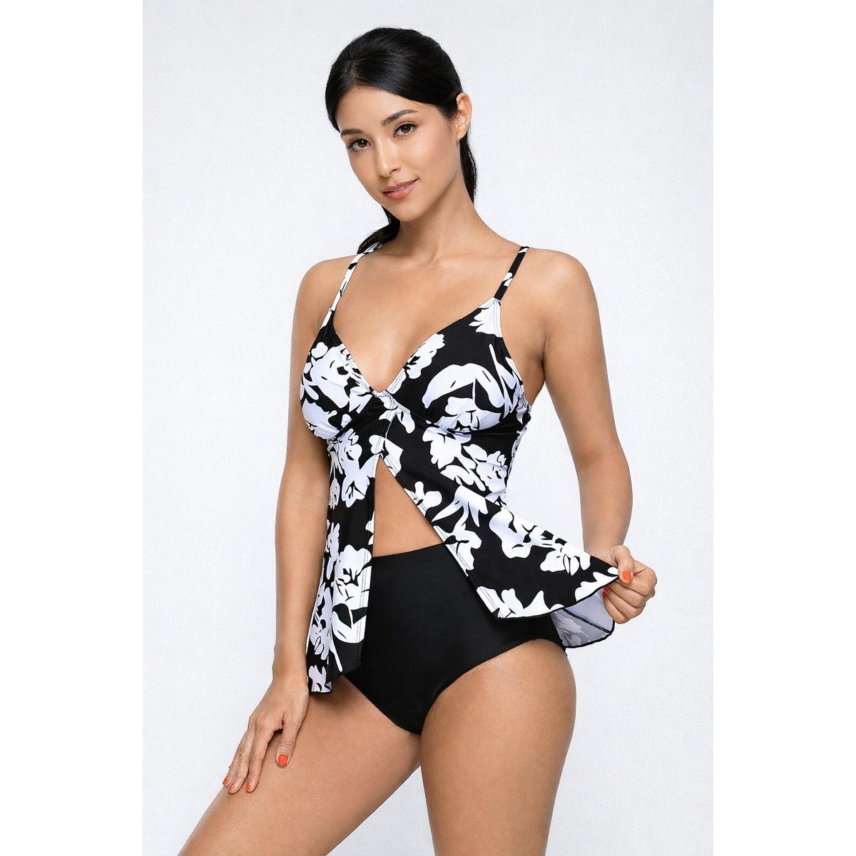 GLORIAHOON - Traje De Baño Tankini Sexy Sport Print Chic Gloriahoon
