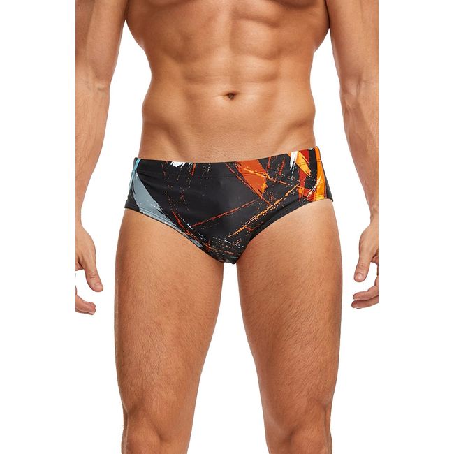 GLORIAHOON - Tie Dye Traje De Baño Elástico Sexy Para Hombre N