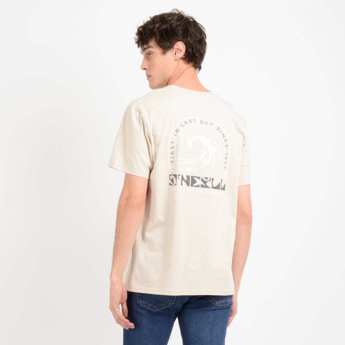O'NEILL - POLERA MANGA CORTA DIP SEA BEIGE